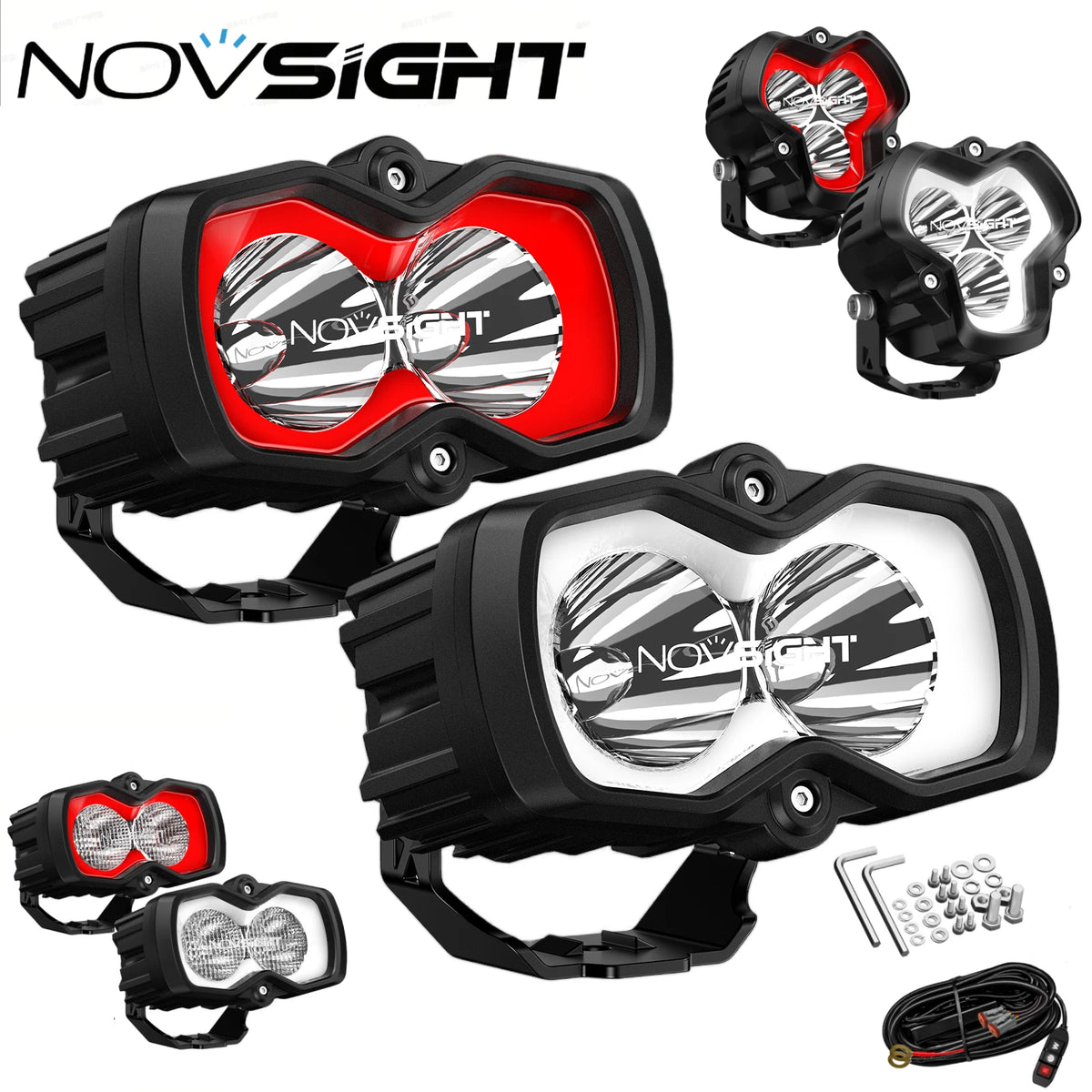 2X LED Pod Work Lights for Jeep Truck SUV (Off Road)