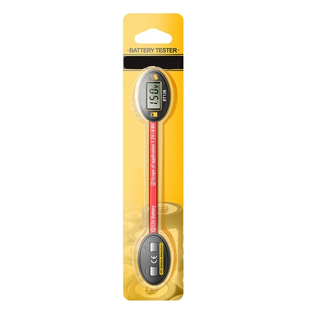 Battery Tester with Magnetic Suction for Accurate Measurement