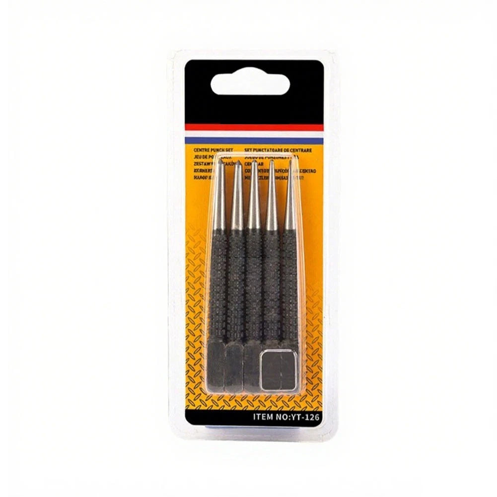 5-Piece Center Punch Set for Hole Positioning