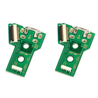 2X USB 12 Pin Socket Charging Port Board for Sony PS4 Pro Controller