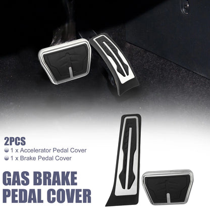 2X Accelerator Pedal & Brake Pedal Cover Set for BMW X3 X4 (2011–2023)