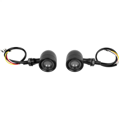 Set of 4 Wire Motorcycle Turn Signal Blinker Tail Lights Universal