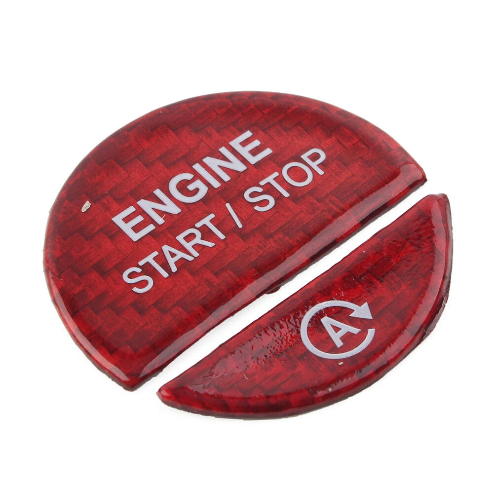 Engine Start Stop Button Cover Trim Red for Mercedes-Benz C-Class (2022–Present)