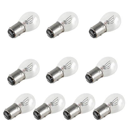 10pcs 6V Tail Light Bulb 1154 21/5W for Honda XL80S (1979–1982)