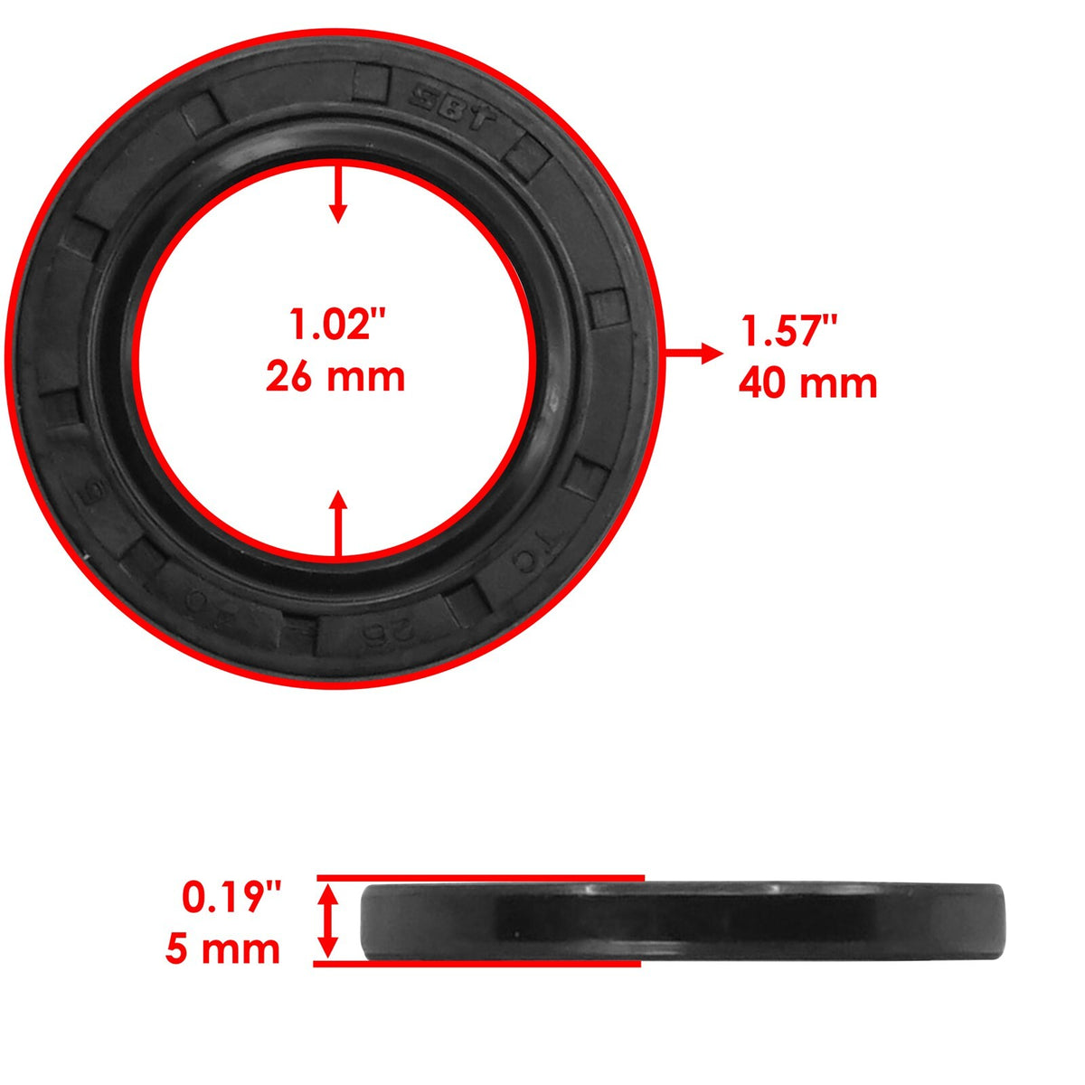 Swing Arm Dust Seal Replacement for Honda TRX300 FourTrax (1999–2000)