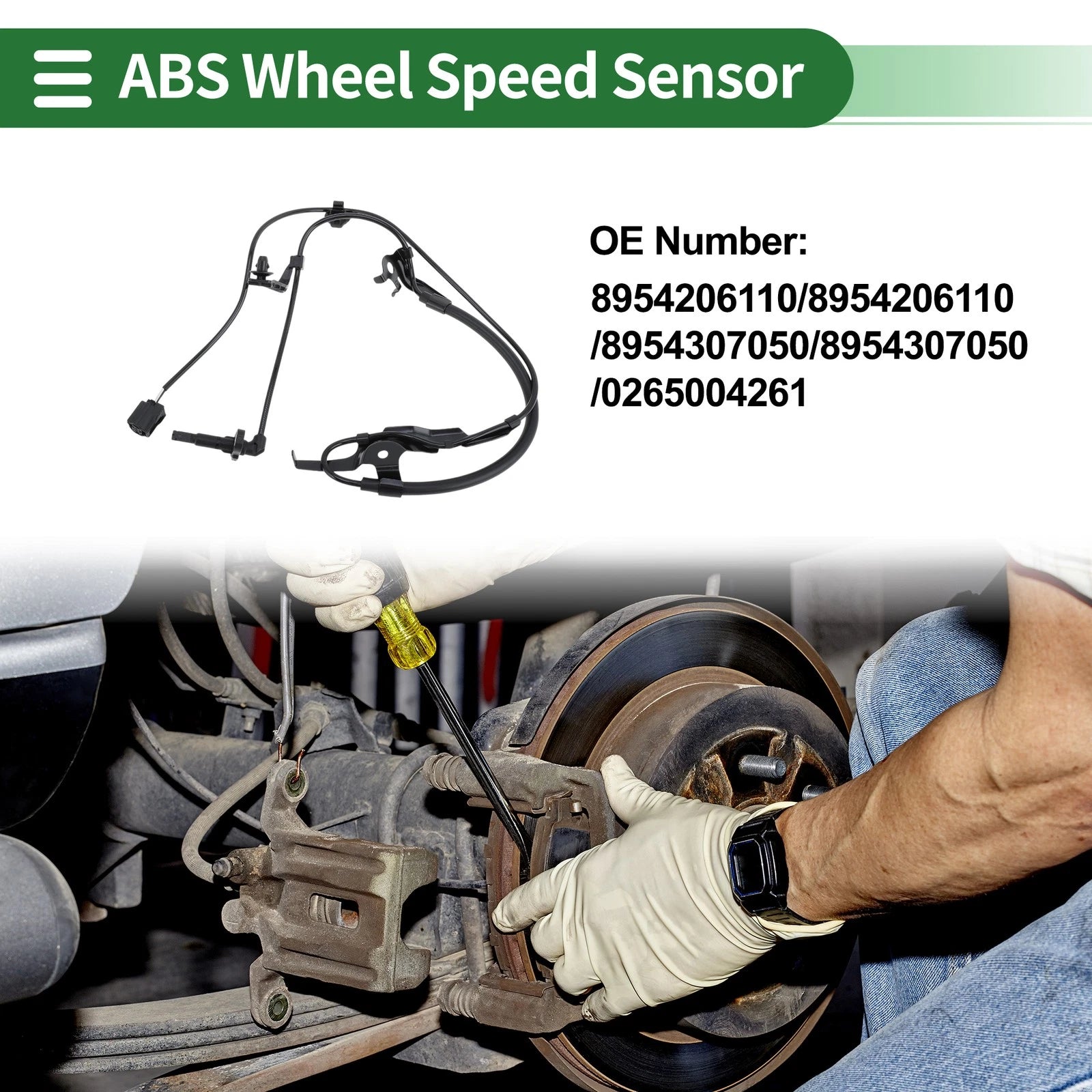 ABS Wheel Speed Sensor Replacement for Toyota Camry (2017–2017)