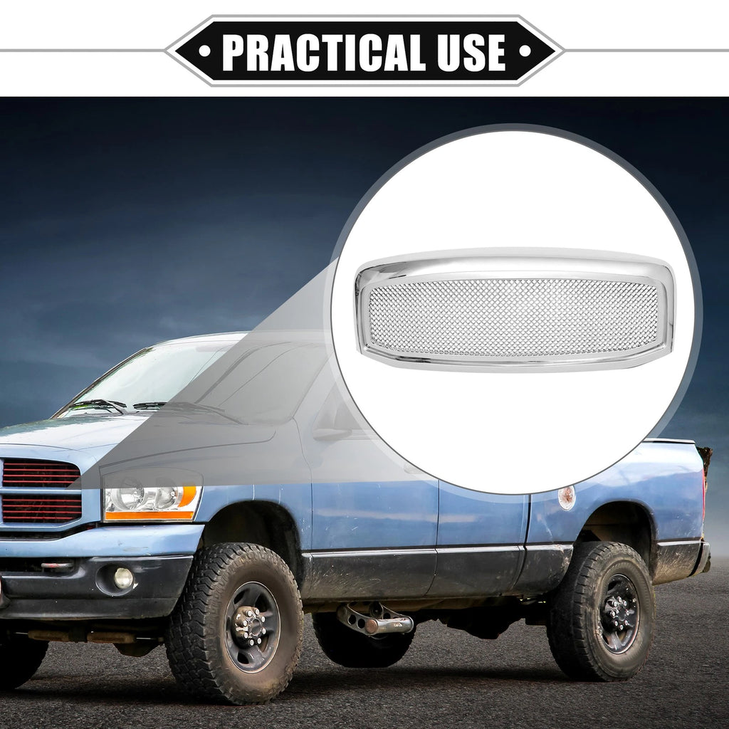 Front Grille Assembly Replacement for Dodge Ram 3500 (2006–2009) Chrome