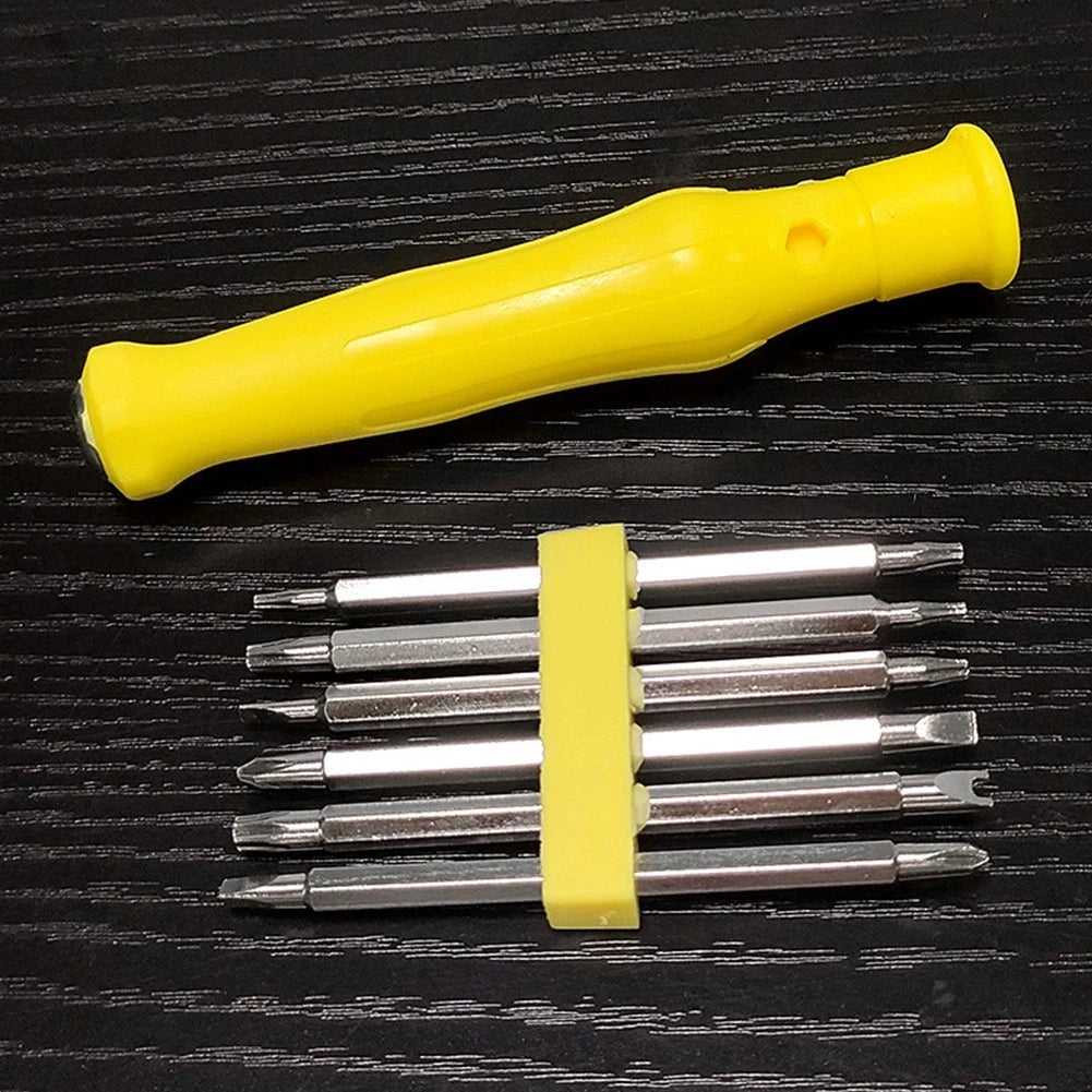 Set of 6 Insulated Handle Screwdriver Bits for Home Improvement