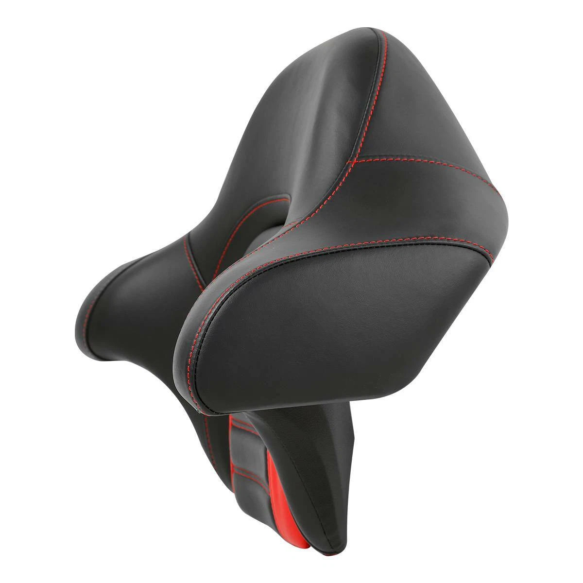 Chopped Trunk Backrest for Harley Touring (2014–2025) Black Red