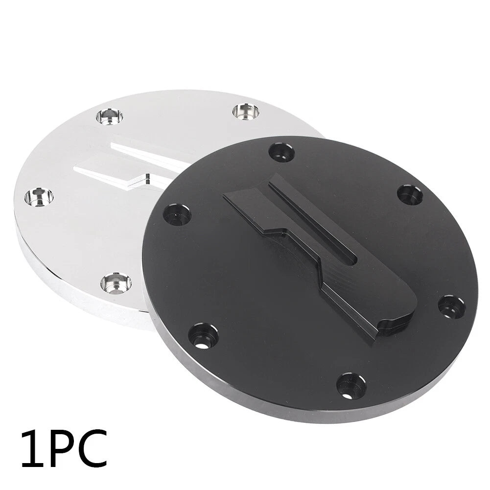 Chrome Black Engine Side Derby Cover for Suzuki Boulevard M109R (2007–2016)