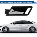 Rear Left Passenger Side Interior Door Handle for VW Bora (2008–2012) Black Chrome
