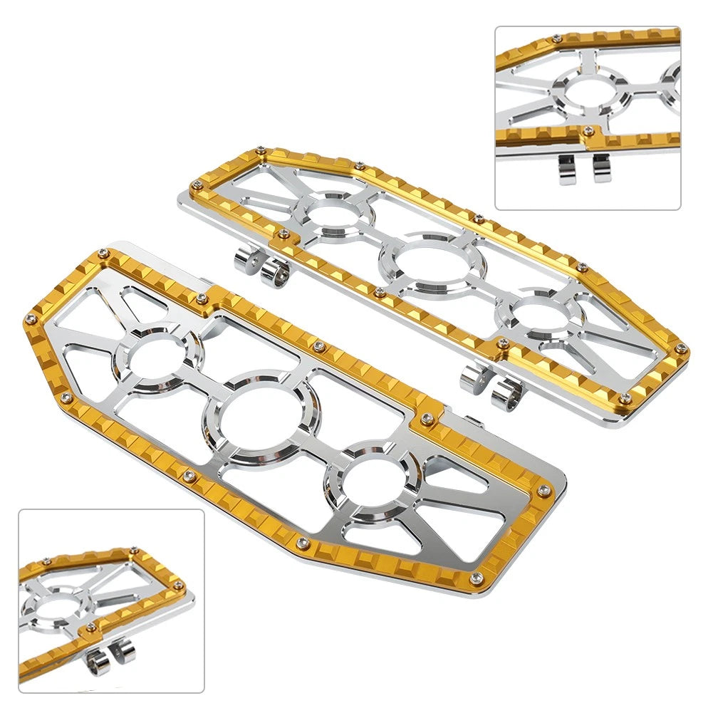 Floorboards Foot Peg Pedals for Harley Electra Glide FLHT FLHTC (Fits 2000–2023)
