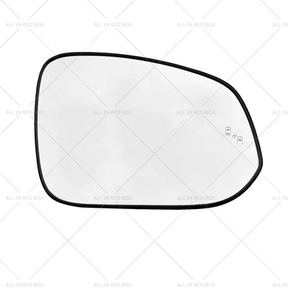 Right Driver Side Mirror Glass with Heater for Toyota RAV4 (2016–2018)