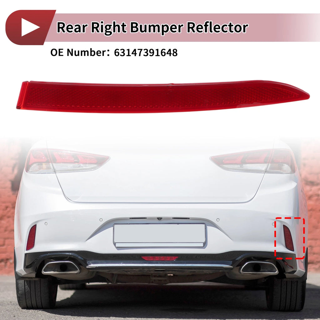 Rear Right Bumper Reflector Replacement for BMW 6 Series GT G32 (2019–2023)