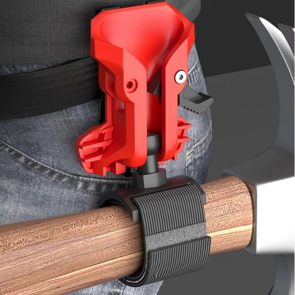 Waist Hook Tool with Double Lock Quick Release for Belt Attachment