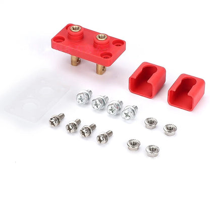 Copper Battery Terminal Block Connector 50A Dual Position for Lithium Systems