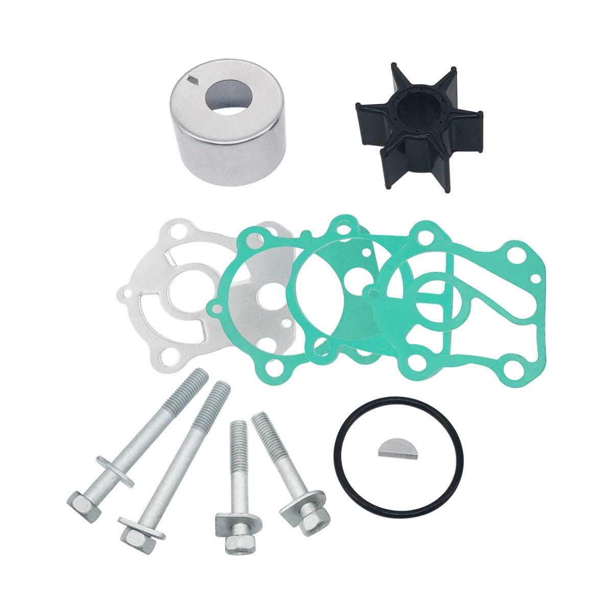 Water Pump Impeller Kit for Yamaha 2-Str 70-90 HP Outboard (1990–1999) 692-W0078-00