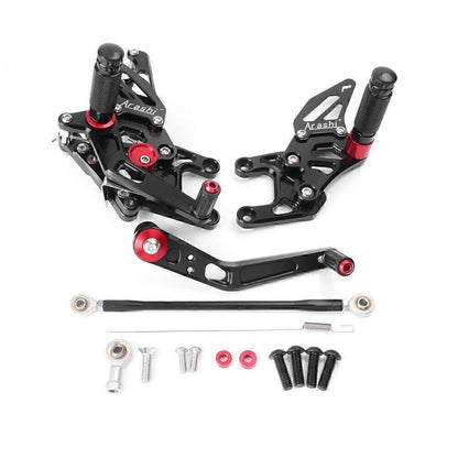 CNC Rear Motorcycle Footrest System for Honda CBR1000RR (2017–2019)