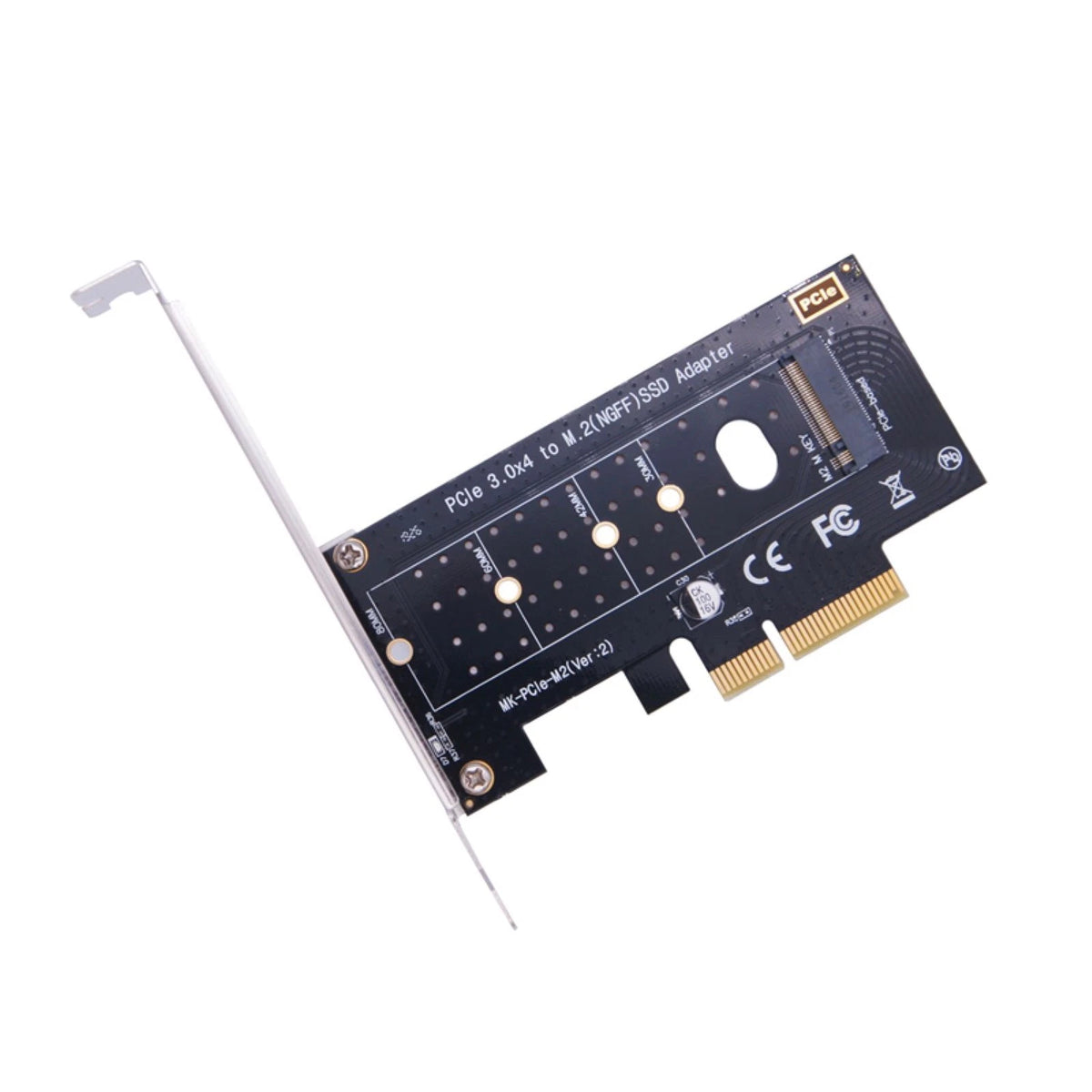 M.2 NVME SSD to PCIe 3.0 X4 Adapter Card for Desktop (Compatible Models)
