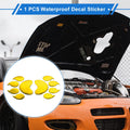 Bears Claw Pattern Bumper Sticker Decal for Universal Vehicles (15x6.5cm)
