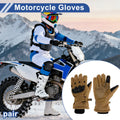 Cycling Gloves Full Finger for Mountain Biking Polyester Khaki