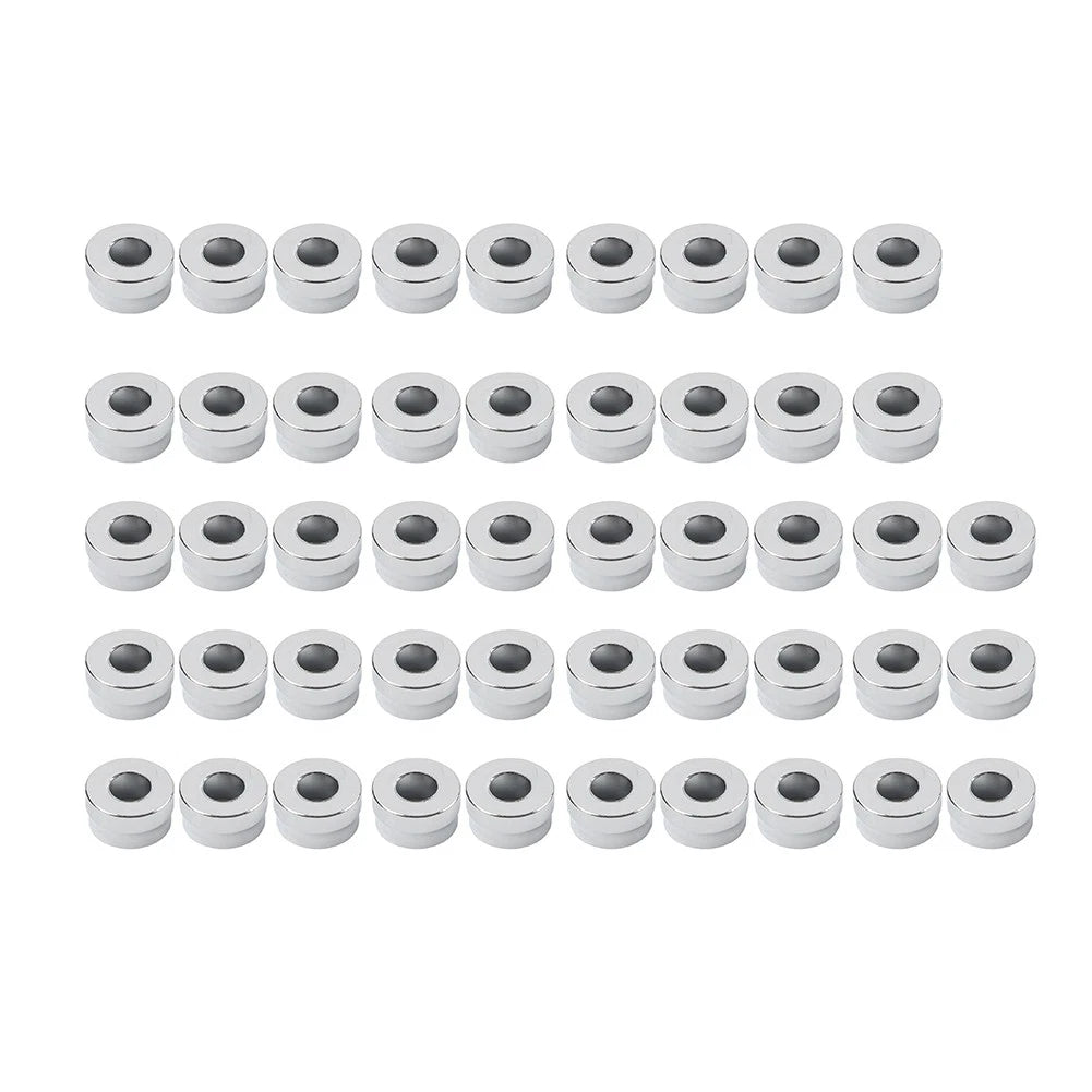 48X Engine Bolt Topper Caps for Harley Twin Cam Touring Road Glide Dyna (2000–2023)