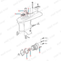 Seal Kit for Volvo Penta DPS SX-A (3858303, 3863090, 925259, 3852866, 3855081)