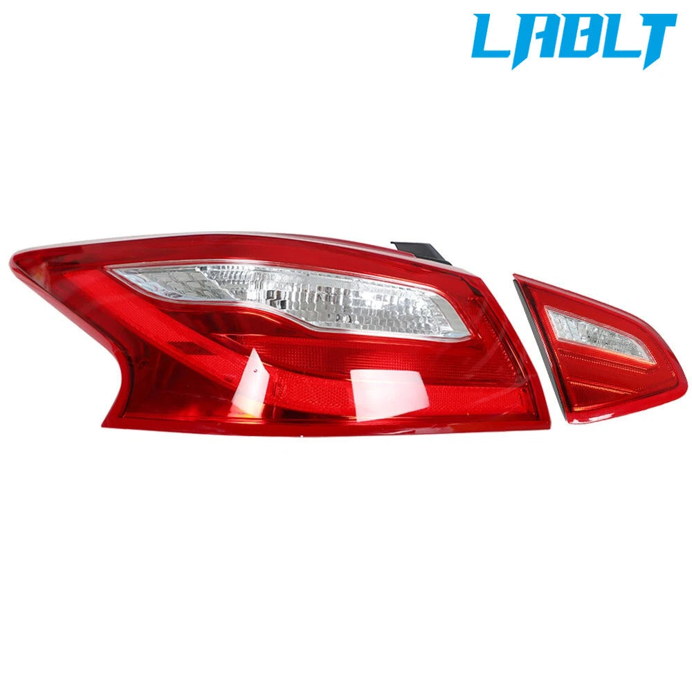 Driver Side Inner Outer Tail Light Brake Lamp for Nissan Altima (2016–2018)