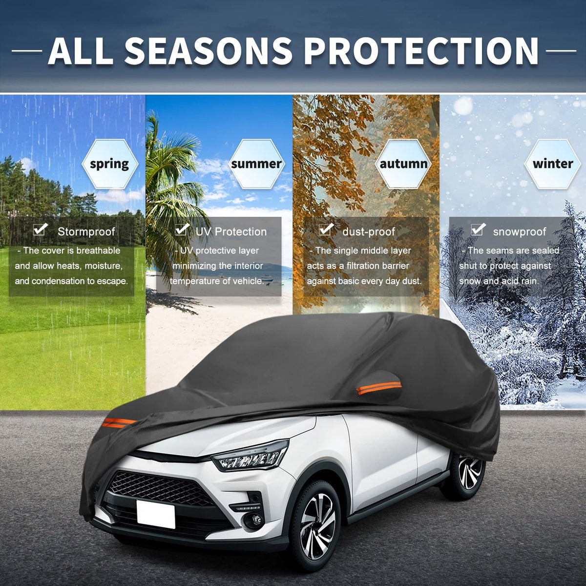 Waterproof Aluminum Film for Toyota Raize (2020–2023)