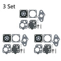 3X Carburetor Kit for Kawasaki TG20 TG24 TG25 TG33 TD24 TD25 TD33