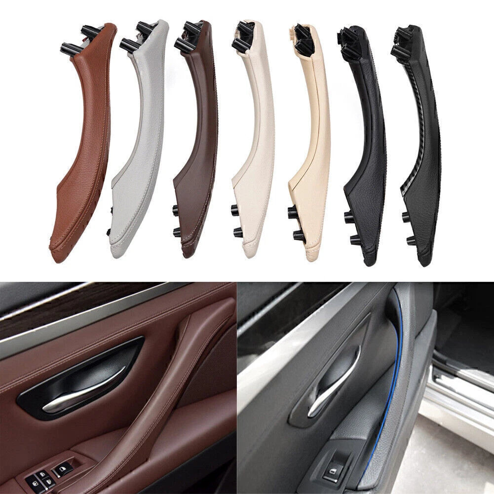 Door Trim Pull Handle Left Side Real Leather for BMW 5 Series (F10 F11 F18)
