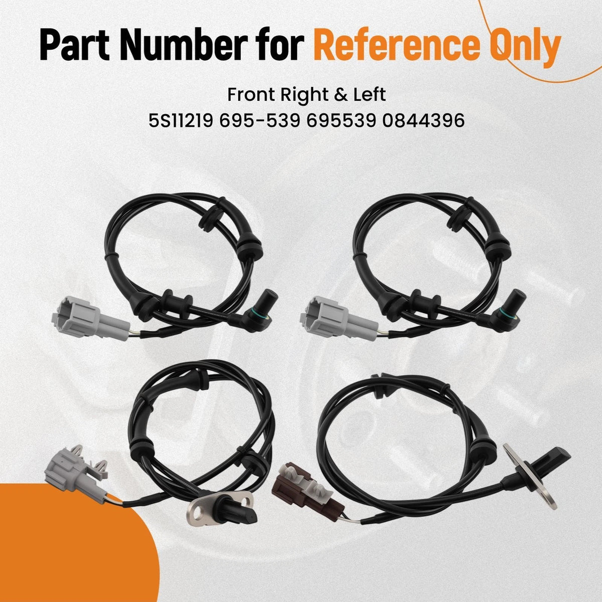 4X ABS Wheel Speed Sensor for Nissan Xterra (2000–2004)