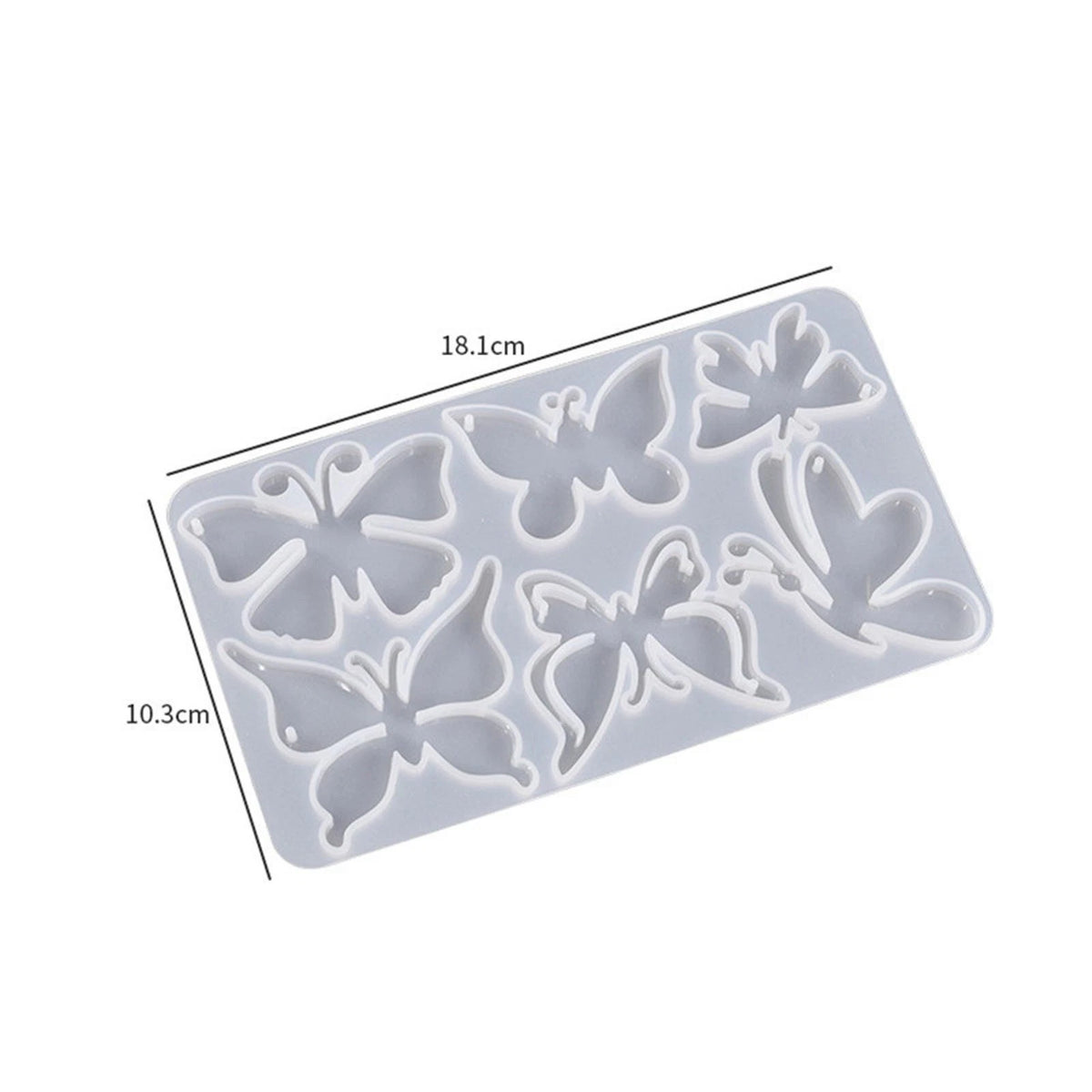 Silicone Mold for DIY Earrings and Pendants (Epoxy Resin Casting)