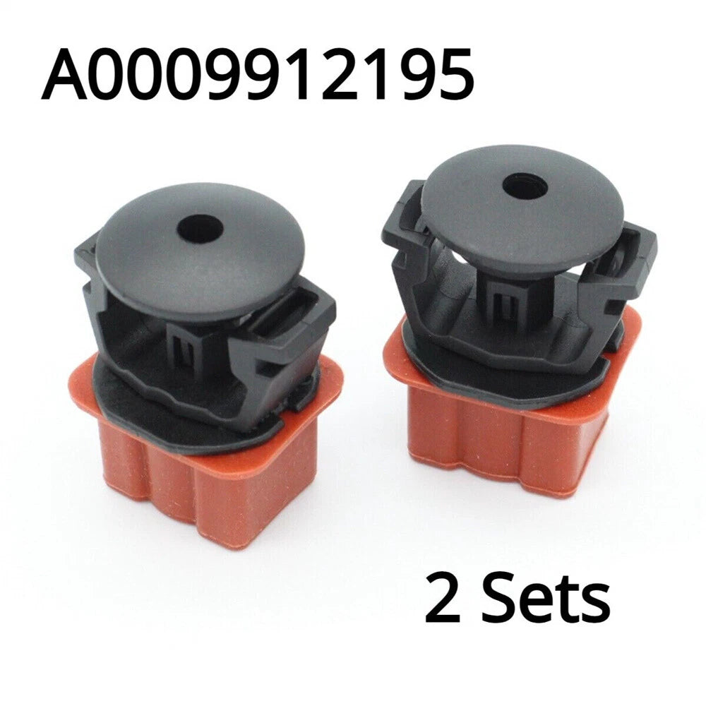 2 Set Upper Radiator Mount Kit For Mercedes C250 C280 C300 C350 E300 E350 E550