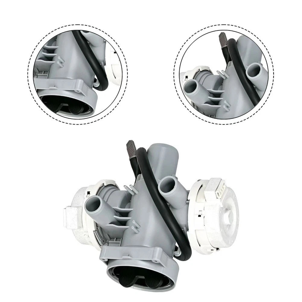 Drain Pump for AHA75853803 Front Load Washers (Plastic Rubber Construction)