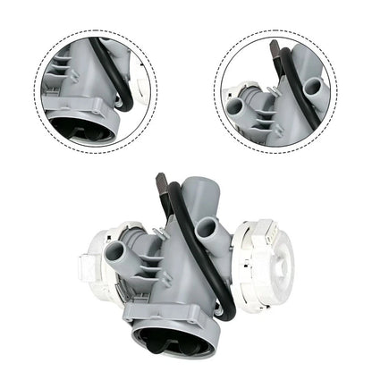 Drain Pump for AHA75853803 Front Load Washers (Plastic Rubber Construction)