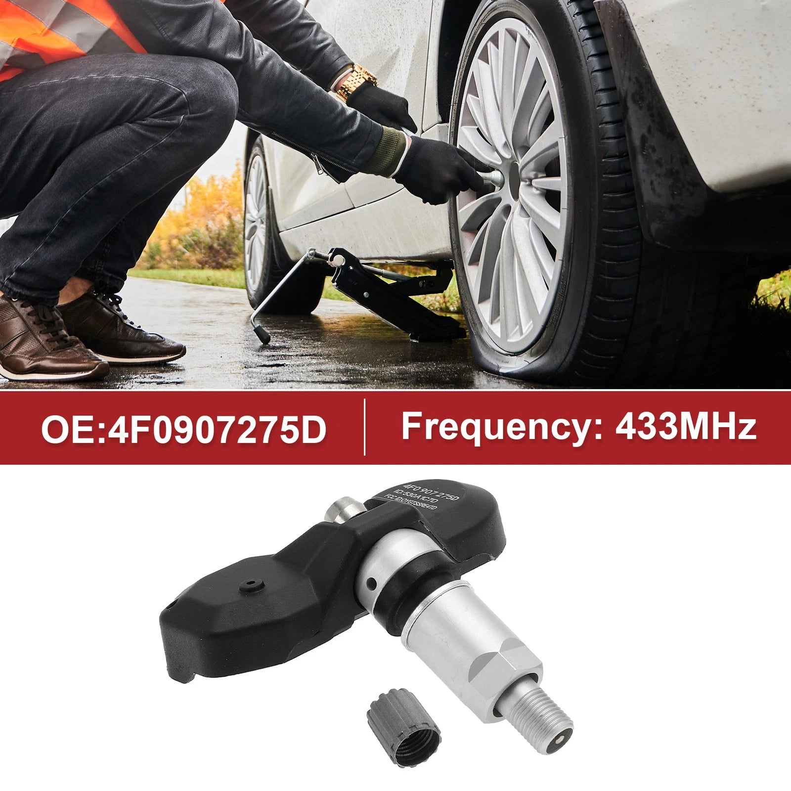 Tire Pressure Sensor Replacement for Porsche Boxster 2012–2016 (433MHz)