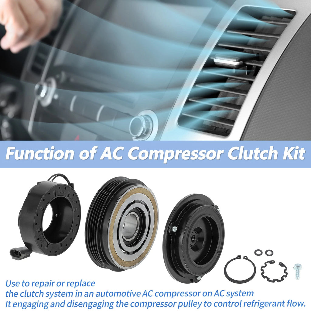 Air Conditioner AC Compressor Clutch Kit for Chevrolet Silverado 1500 (2009–2018)