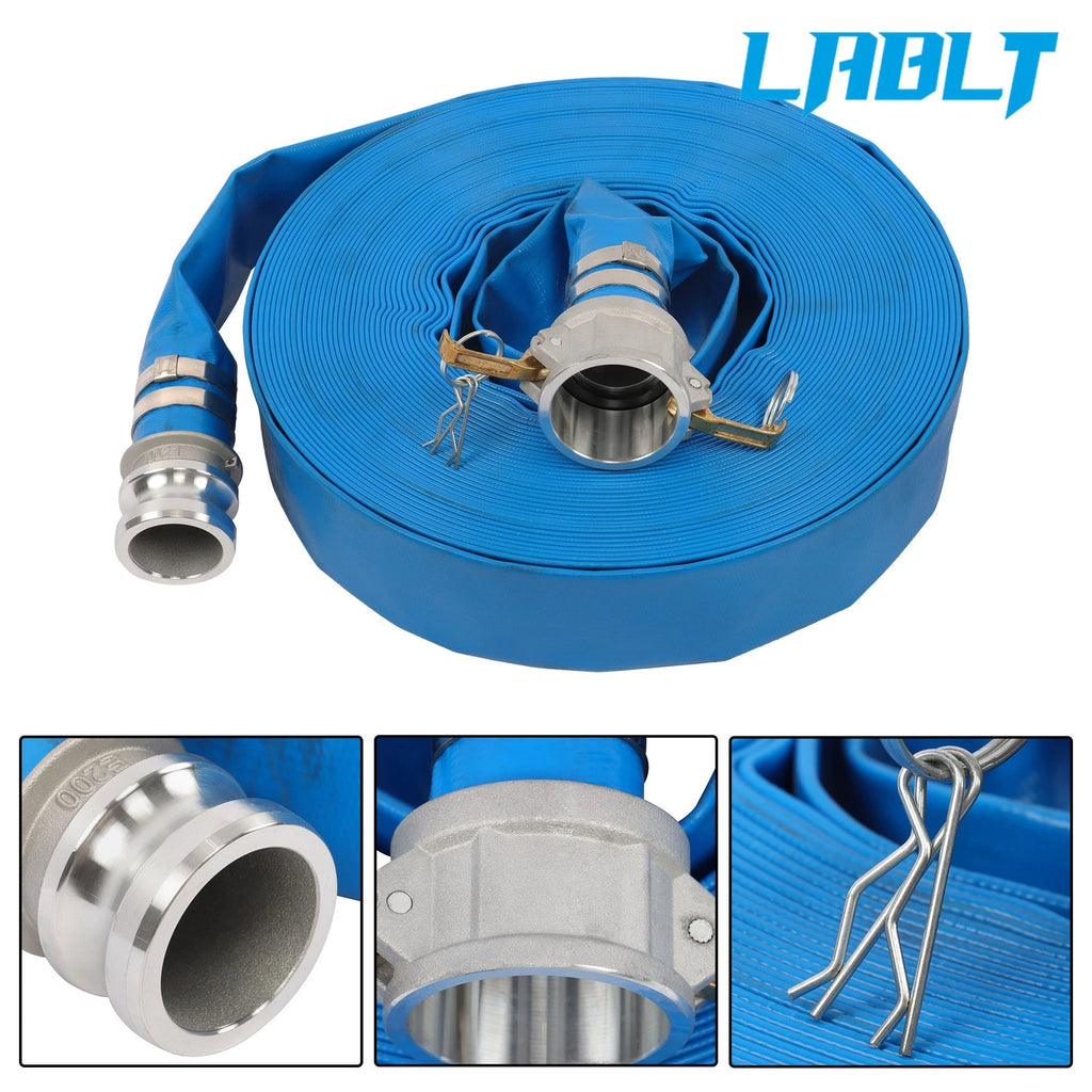 2" x 100 ft Backwash Hose for Pool (Heavy Duty PVC)