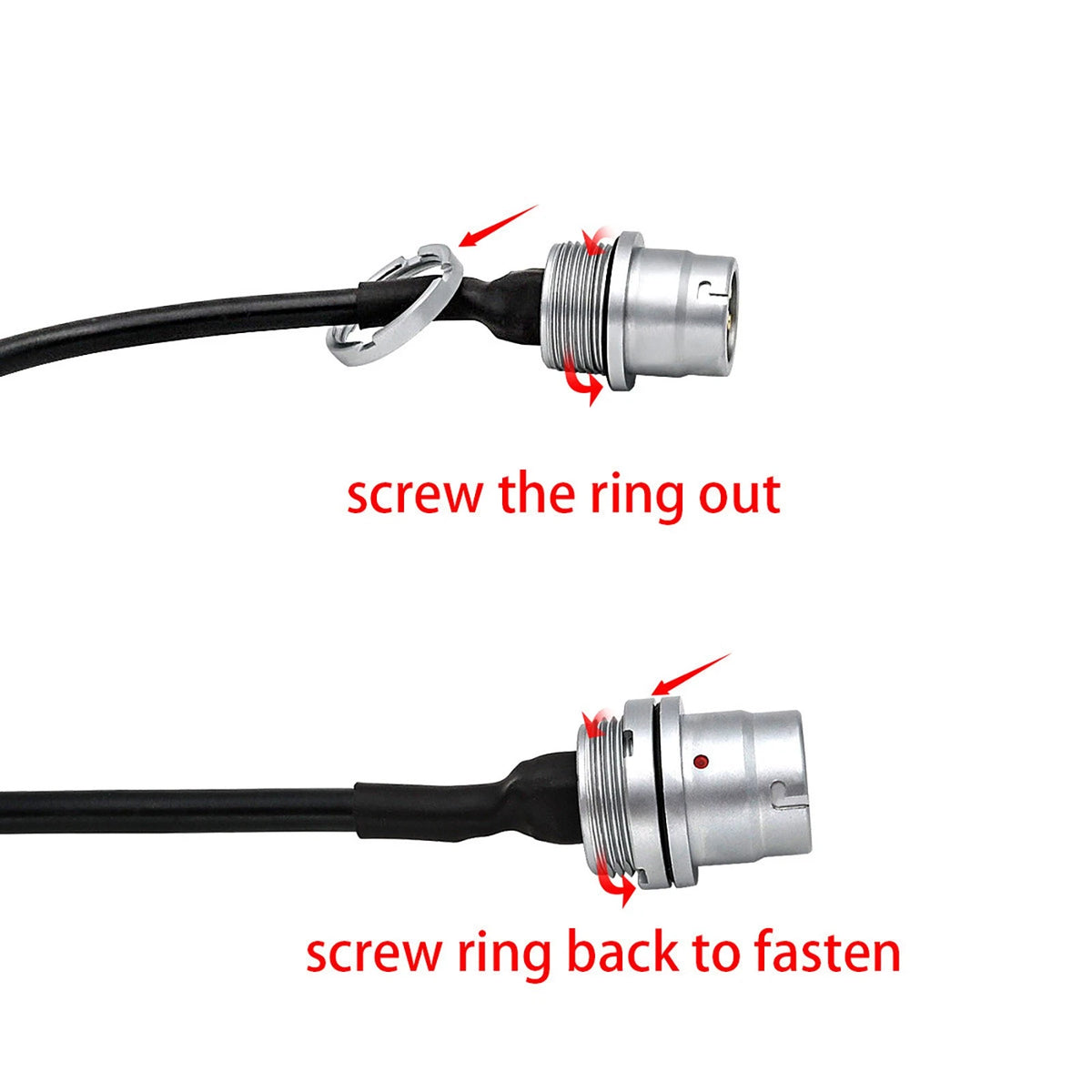 Replacement Adapter Cable for AN/PRC 148 152 152A Walkie-Talkie