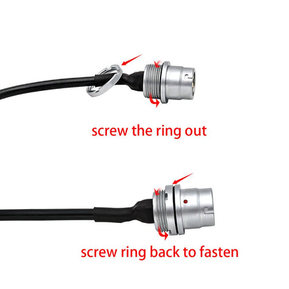 Replacement Adapter Cable for AN/PRC 148 152 152A Walkie-Talkie