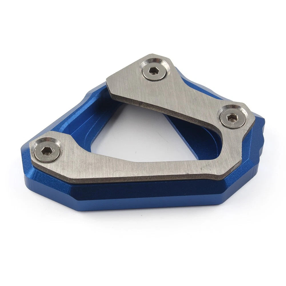 Kickstand Side Stand Enlarger Foot Support Plate for Yamaha MT-10 (2015–2021) - Blue