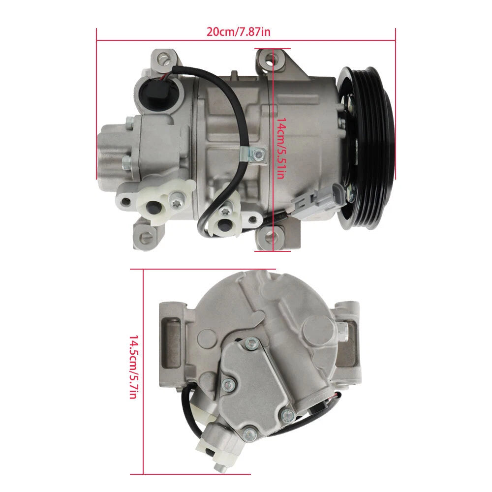 A/C Compressor & Clutch for Toyota Yaris (2006–2012) 4710622