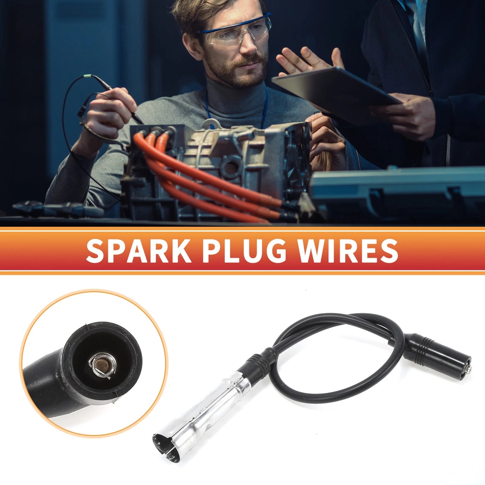 Spark Plug Wire and Coil Cable Set for Audi 80 2.0 (1974–1983)