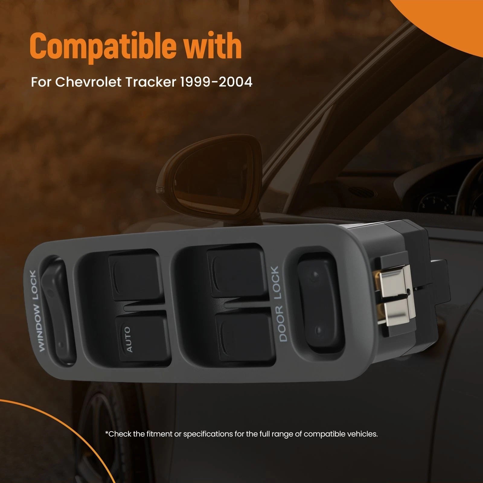 Electric Window Control Switch for Chevrolet Tracker (1999–2004) 37990-65D10-T01
