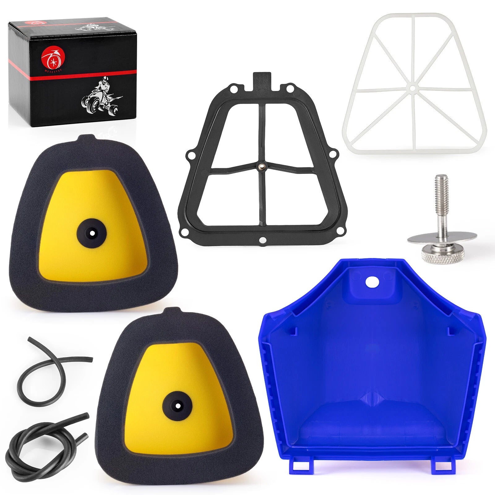 Air Filter Kit for Yamaha YZ250F YZ450F (2018–2022) - Includes Guide & Lid Cover