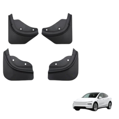 Set of 4 Splash Guards for Tesla Model Y (2026) Mud Flaps OEM Style Fit