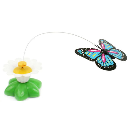 Electric Rotating Butterfly Toy for Cats - Interactive Training Tool
