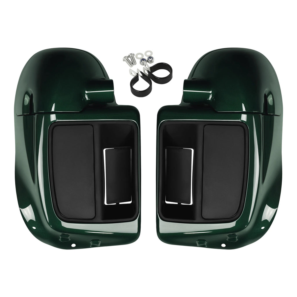 Lower Vented Fairings for Harley Electra Glide (2014–2025) Deep Jade Pearl