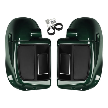 Lower Vented Fairings for Harley Electra Glide (2014–2025) Deep Jade Pearl